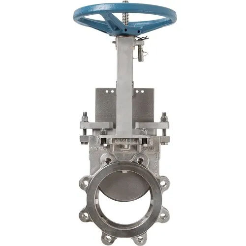 Silver-Blue Knife Gate Valve