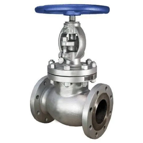 Silver-Blue Aluminium Alloy Globe Valve