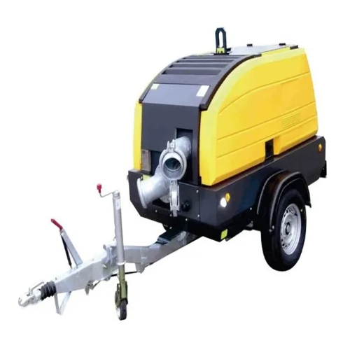 Yellow-Black Canopy Dewatering Pump