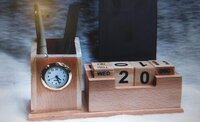 Wooden Pen Stand For Office