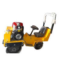Ride On Vibratory Roller - Mild Steel, Drum Width 800MM, Vibrating Frequency 70Hz | 10HP Electric Power, High Functionality, 1 Year Warranty, Efficient Amplitude Setting