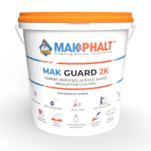 White Two Component Acrylic Based Cementitious Waterproof Coating