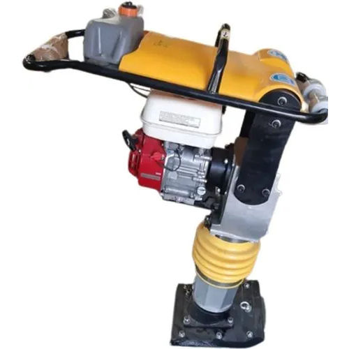 Yellow Vibratory Earth Rammer Machine