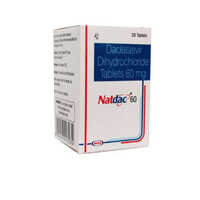 Natdac - 60 Mg Daclatasvir Tablets | Reliable Treatment For Chronic Hcv, Store In Cool & Dry Place