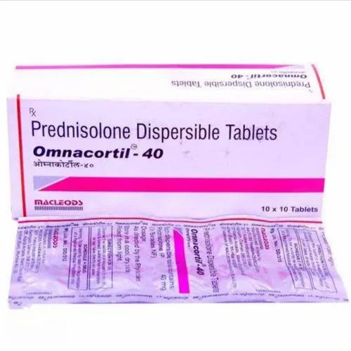 Omnacortil 40 Tab Ingredients: Prednisolone Disp