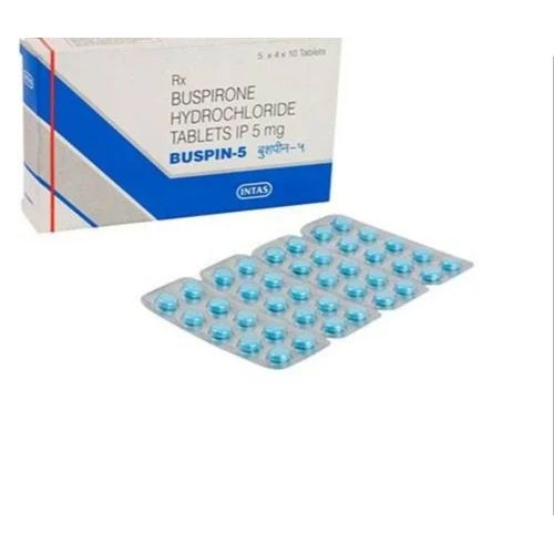 Buspirone Buspin 5mg Tablets Keep Dry & Cool Place