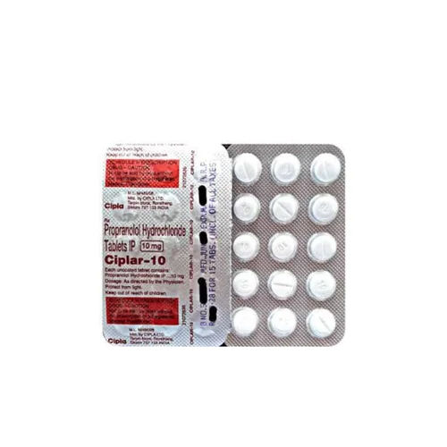 Ciplar 10 Mg Tablet Ingredients: Propranolol Ip