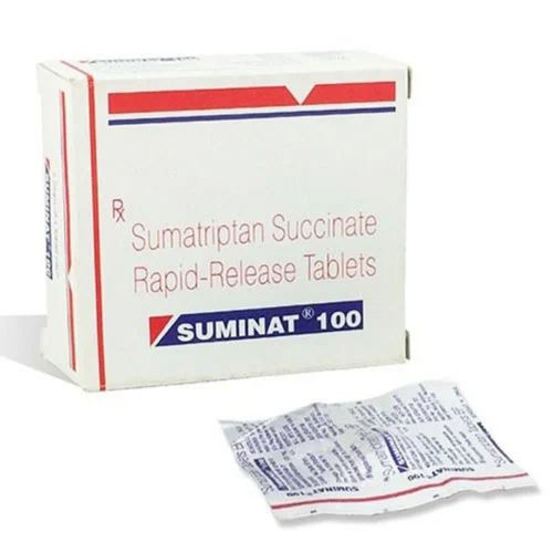 Suminat 100 Mg Tablets Sumatriptan Keep Dry & Cool Place