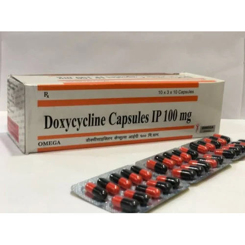 Doxycycline 100mg Capsules Keep Dry & Cool Place