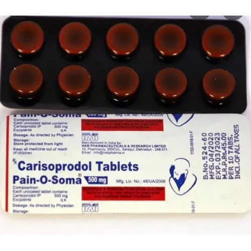 Soma-Boost 750 CARISOPRODOL TABLET at Rs 200/pack, Carisoprodol Tablets in  Nagpur