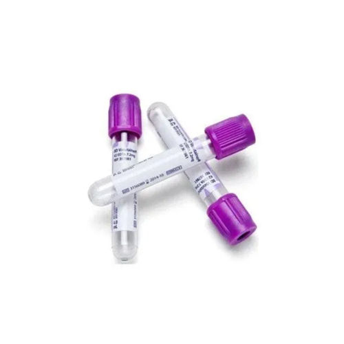 Transparent-Purple Sodium Heparin Non Vacuum Blood Collection Tubes