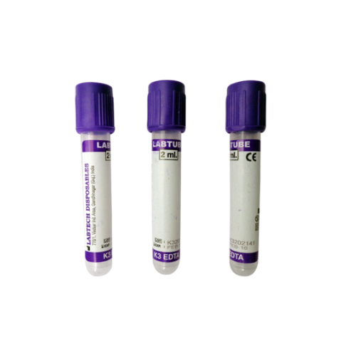 Lab Tube K3 EDTA Non Vacuum Blood Collection Tubes