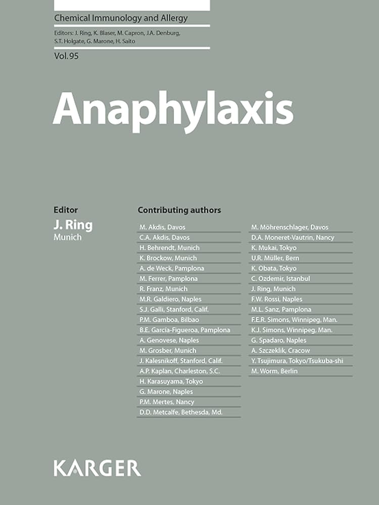 Anaphylaxis Book