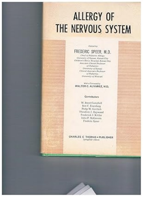 Allergy and the Nervous System Book