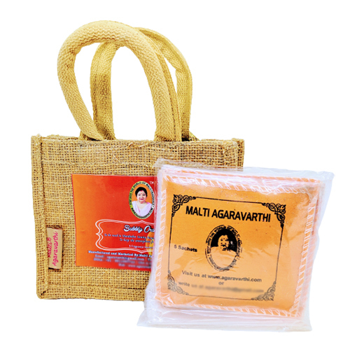 Bubbly Orange Fragrance Jute Bag