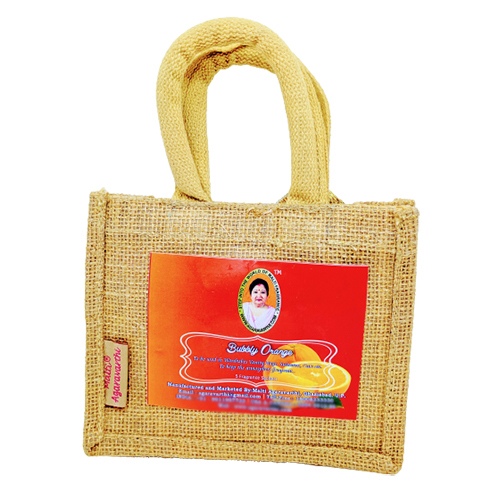 Bubbly Orange Fragrance Jute Bag