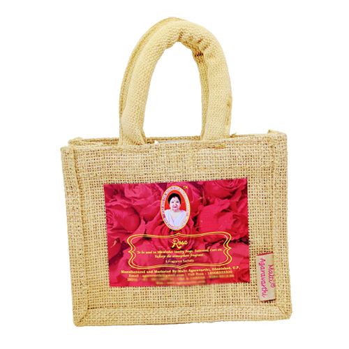 Rosa Fragrance Jute Bag