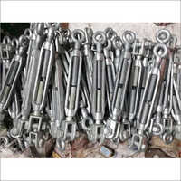 Drop Forged Turnbuckle - Mild Steel, 0.5-50 Tons | Galvanized, Silver Finish, Forged Technology For Enhanced Strength And Resilience