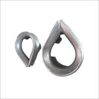 Wire Rope Thimbles - Stainless Steel, Customized Size, Silver Color | Strong, Durable, Industrial Use
