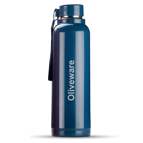 Blue Insulated Water Bottle