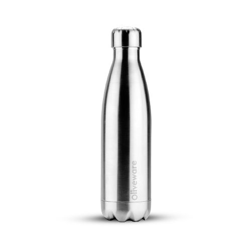 Metal Camo Silver Water Bottle