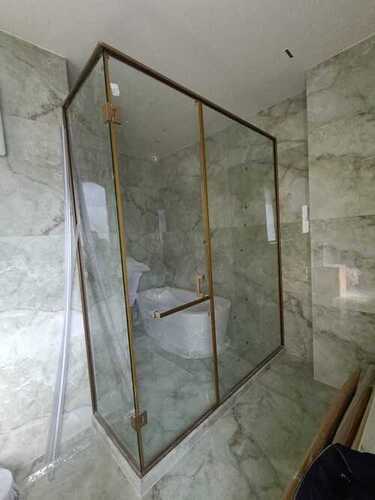 Golden Cubical Glass Partititon