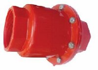 Reflux Valve - 50mm To 100mm Size, Red Color Ball Valve For Efficient Fluid Control With 90-degree Pivoting Mechanism