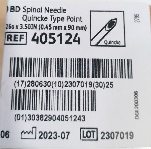 Needle Syringe