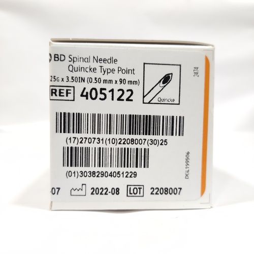 BD Spinal Needle 25G (2)