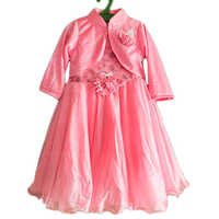 Girls Frock With Jacket