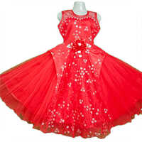 Girls Red Frock
