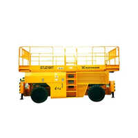 Runshare GTJZ-1023RT Scissor Lift - Galvanized Steel, 12m Maximum Working Height, 1150kg Lift Capacity | Emergency Lowering, Safety Sensor