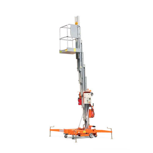 Galvanized Steel Single Mast Push Around Vertical Lift