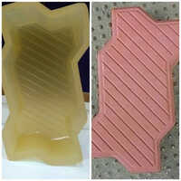 Zigzag Paver Mould - Pvc Material, Various Sizes Available | High Quality For Efficient Paver Block Creation