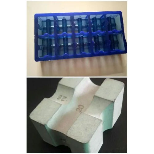 Blue 10 Cavity Pvc Cover Block Mould