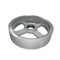 Chrome Polished Pulley Casting - Color: Silver
