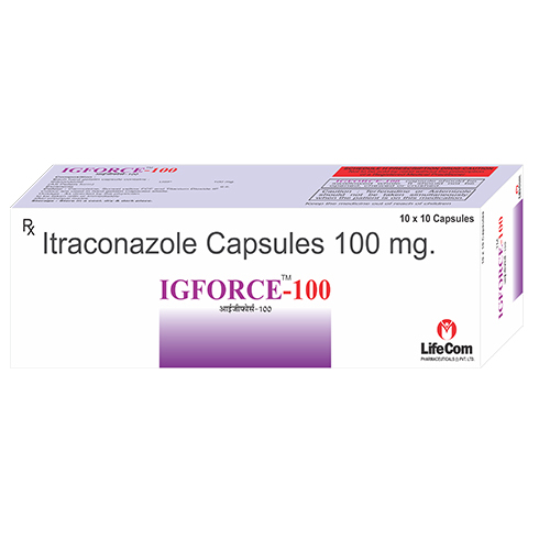 100mg Itraconazole Capsules