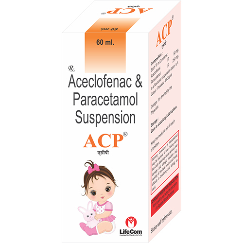 60ml Aceclofenac And Paracetamol Suspension
