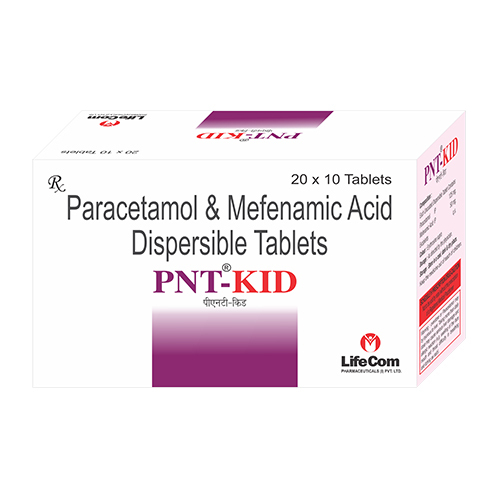 Paracetamol And Mefenamic Acid  Dispersible Tablets