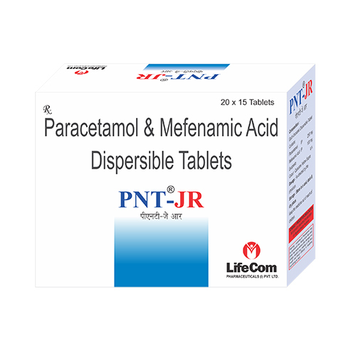 Paracetamol And Mefenamic Acid  Dispersible Tablets