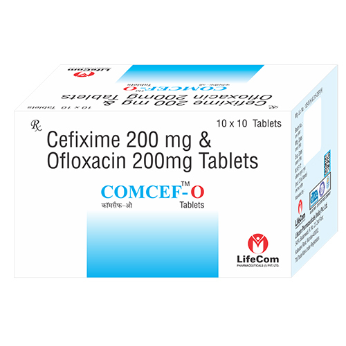 Cefixime 200mg And Ofloxacin 200mg Tablets