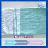 Jacquard Cotton Bath Towels 30x60 150g