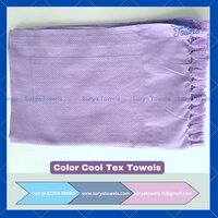 Color Cool Tex Cotton Bath Towels 30x60 150g