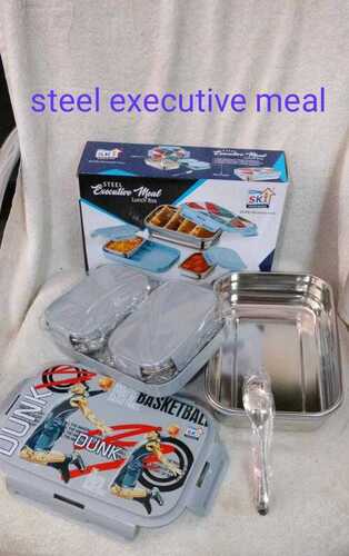 Lunch Box Executive Meal Steel - Color: Multicolor