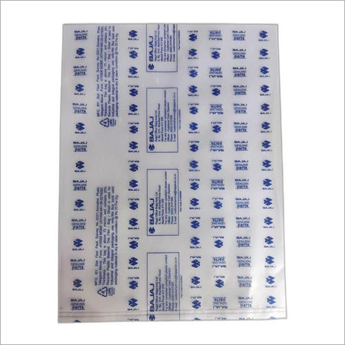 White Auto Parts Packaging Bag