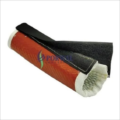 Fiberglass Heat Insulation Openable Red Sleeve