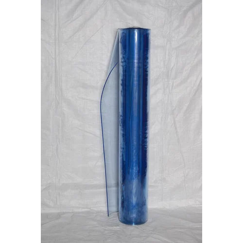 Smooth Surface Pvc Transparent Blue Sheet