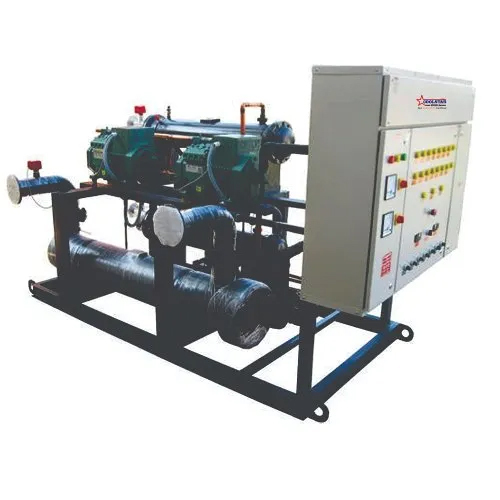 Water Cooled Reciprocating Chiller - Mild Steel, Industrial Application | New Condition, Efficient Cooling Performance