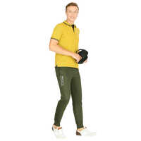 Mens Green Color Track Pants