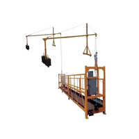 Brown Suspended Construction Platform